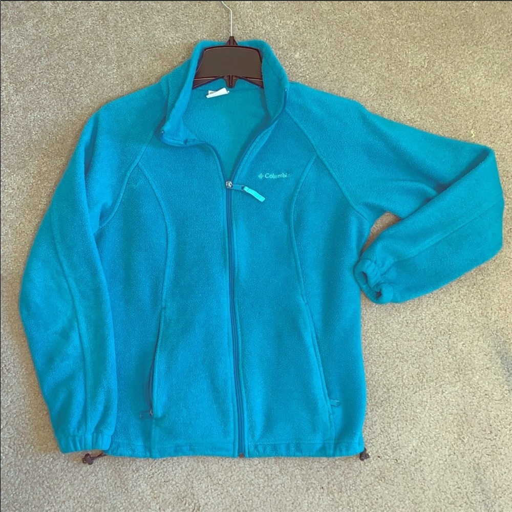 Blue Columbia fleece jacket zip up EUC BUNDLE SAVE